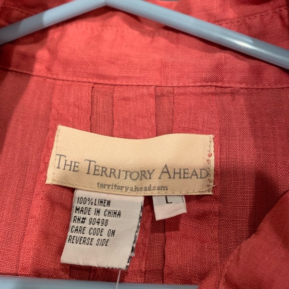NWT Territory Ahead Rose Linen Tunic - Picture 6 of 6